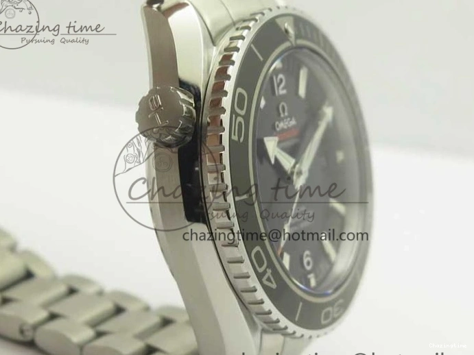 0309 EyeCatching Planet Ocean Professional Ceramic Bezel 45.5mm 1:1 VSF Best Edition Silver Markers on SS Bracelet A8500 Super Clone 8050